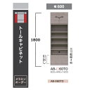 綾野製作所 60トールキャビネットBALLETTA(バレッタ)AB-60TO オープンキャビネット高さ:1800mm前板基本色:シャビ−アッシュ色(...