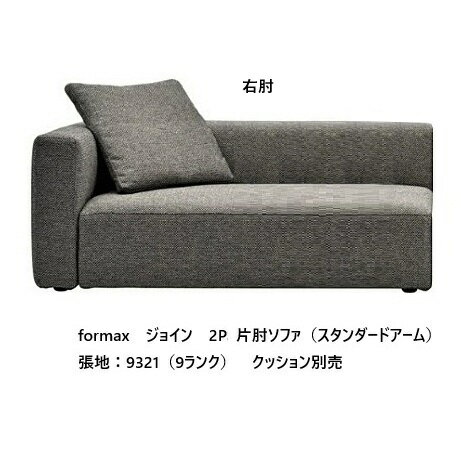 樂天商城 - [開梱設置送料無料] エスティック フォルマックス formax ジョイン (JOIN) 2P片肘ソファ JOIB-24N/25N (スリムアーム)左右肘あり張地布：7ランク88色/革：2ランク15色対応布カバーリング 受注生産開梱設置送料無料 (沖縄・北海道・離島は除く)