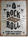 2171Rock n Roll Postersロックンロール ポスターアメリカン雑貨 ブリキ看板Tin Sign ティンサイン3枚以上で送料無料 