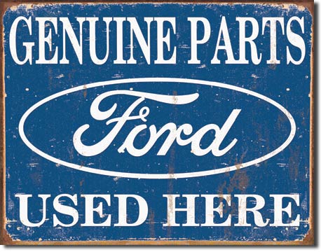 1422FORD PARTS USED HERE LOGO フォード ロゴアメリカン雑貨　ブリキ看板Tin Sign　ティンサイン3枚以上で送料無料！