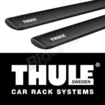 THULE スーリー ウイングバー TH969B 127cm ブラック 黒 2本入り 風きり音がエアロバーよりも大幅に低減 アルミ製 Tスロット付き