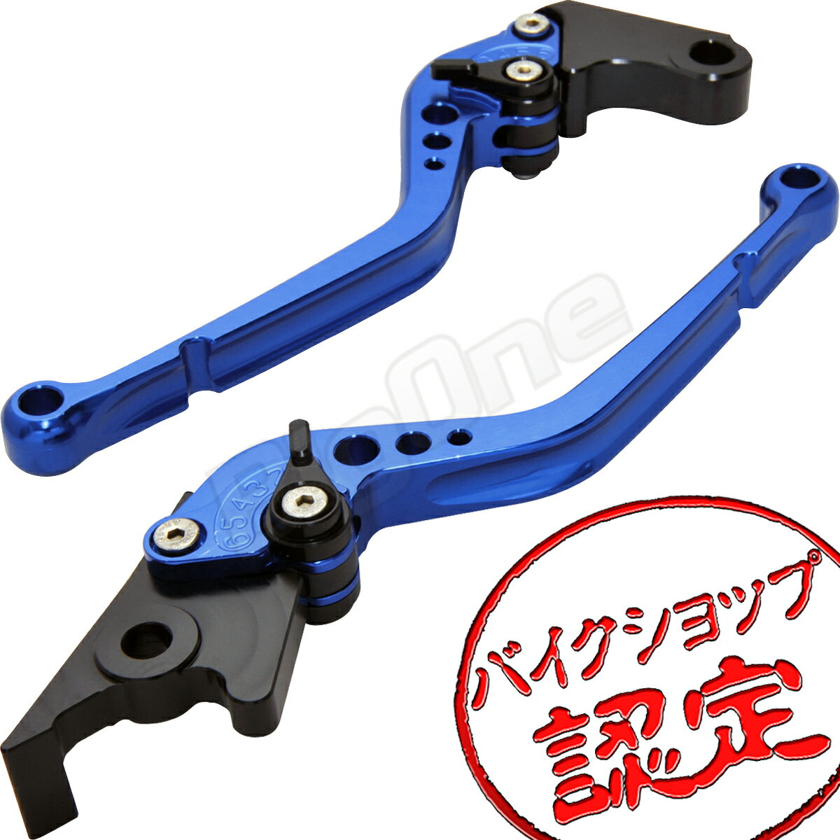 ビレット レバー セット Rタイプ ブルー 青/黒 マグナ50 NS-1 GROM グロム レブル MC13 CBR250R CBR400R 400X CB400F モンキー125