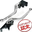 ビレット レバー セット Ninja250 Ninja250R Z250 250TR Z125 PRO KSR PRO DトラッカーX 125 KLX250 125 R-タイプ 銀/黒 シルバー ブラック ブレーキ クラッチ