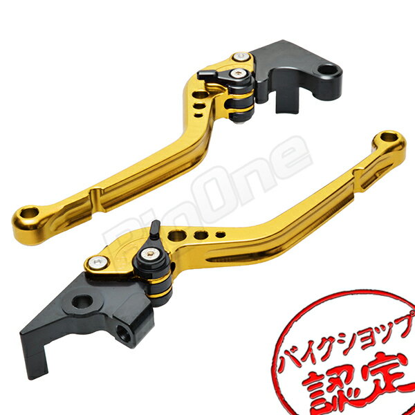 MT-07 MT-09 トレーサー 900 XSR900 XSR700 ビレット レバー セット R-タイプ 金/黒 ゴールド ブラック テネレ700 FZ6-N XJ6 FZ1-S FAZERMT09 MT07 ブレーキ クラッチ