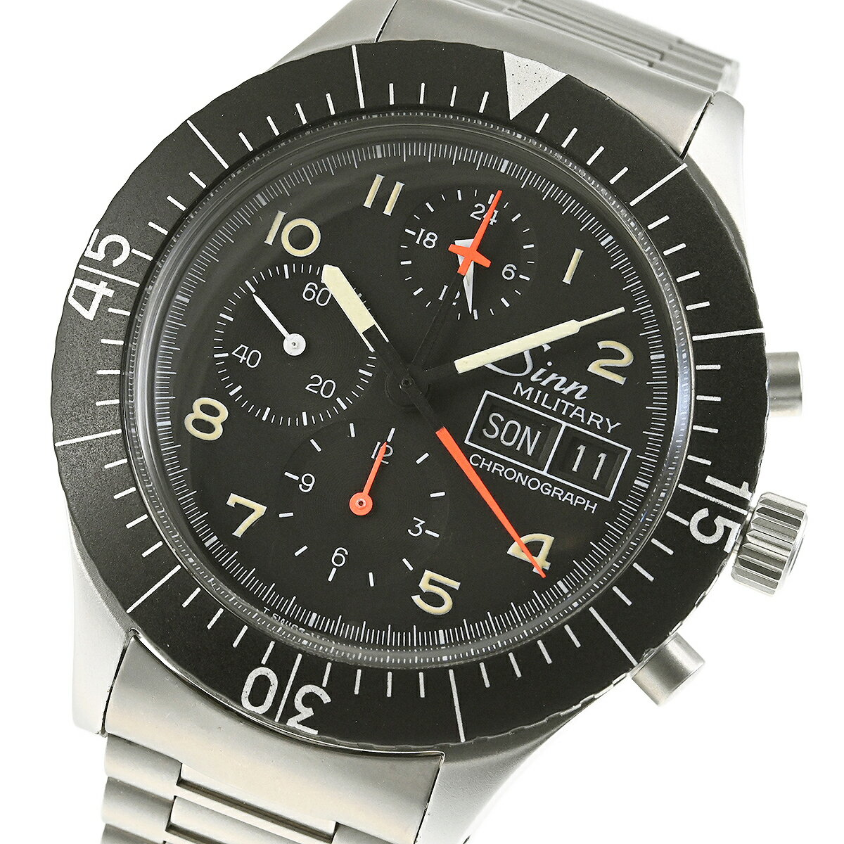 【中古】Sinn ジン 156B ミリタリー クロノグラフ 156.B
