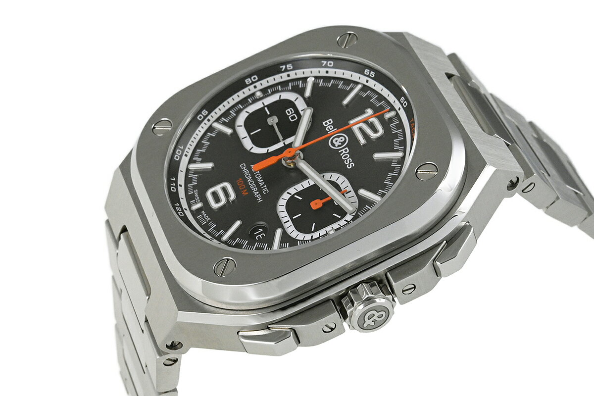 【中古】Bell&Ross ベル＆ロス BR 05 クロノ レーシング オレンジ 日本限定99本 BR05C-SP-ST/SST