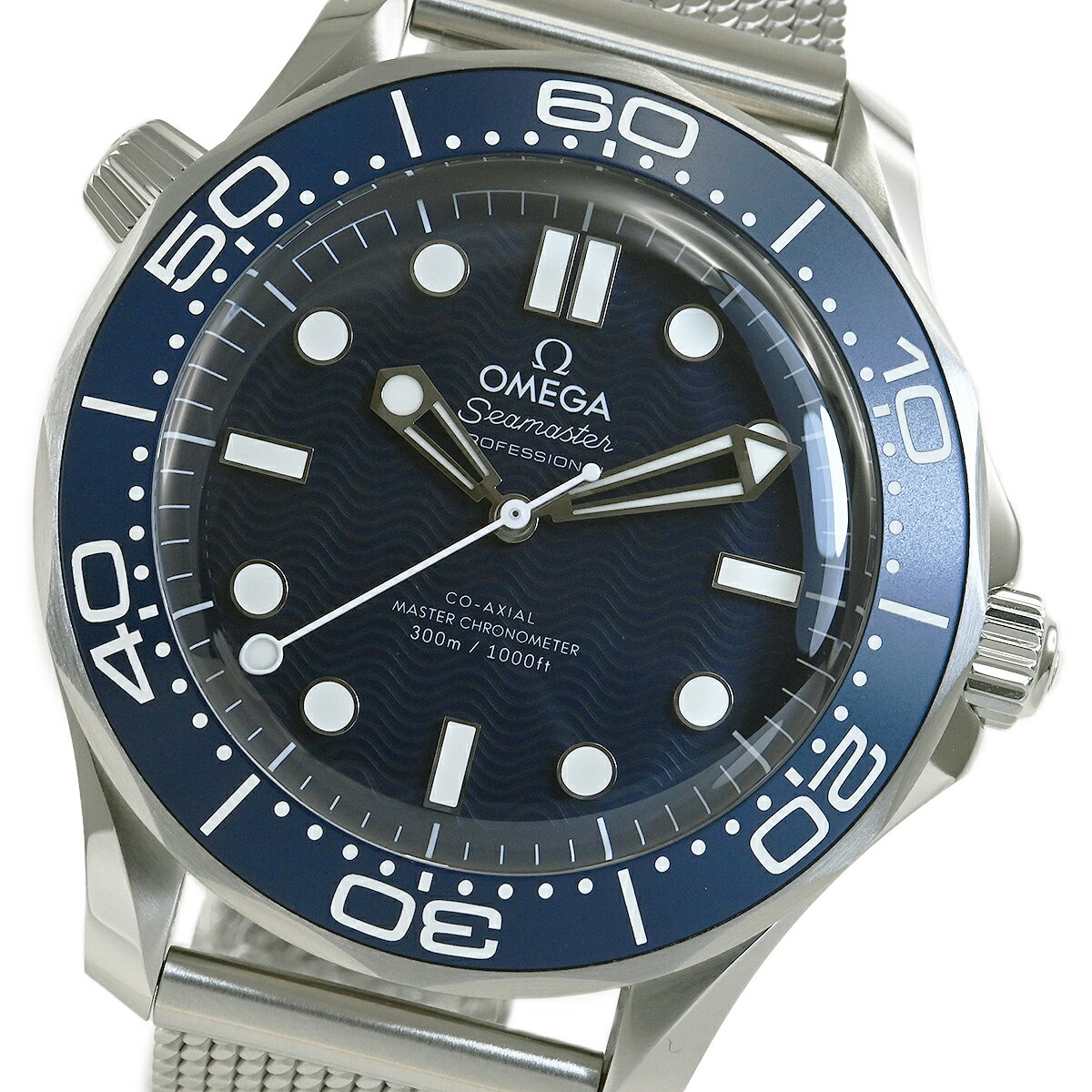☆夏のBIGSALE☆【中古】OMEGA オメガ シーマスター ダイバー 300M コーアクシャル マスター クロノメーター 42MM ボンド映画60周年記念モデル 210.30.42.20.03.002