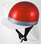 半キャップ ハーフヘルメット ラメ レッド(btr-40c)（湾岸）（サイズ 58-59cm・SG規格認定・125cc以下対応・Freeサイズ）送料無料
