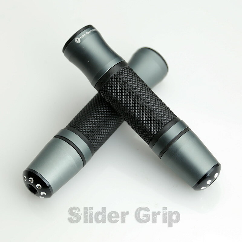 アルミ バイク用 グリップ アルマイトコーティング Slider Grip アルミ スライダー グリップ 汎用 直径22.2mm 送料無料