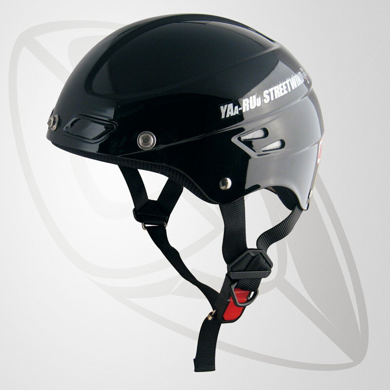半キャップ・ハーフヘルメット ブラック（bstr-z)（サイズ 58~59cm・SG規格認定・125cc以下対応・Freeサイズ）送料無料！
