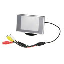3.5inch ミニモニター(バックモニター・サイドモニター)(2系統入力)12V・24V (直前直左対策)送料無料