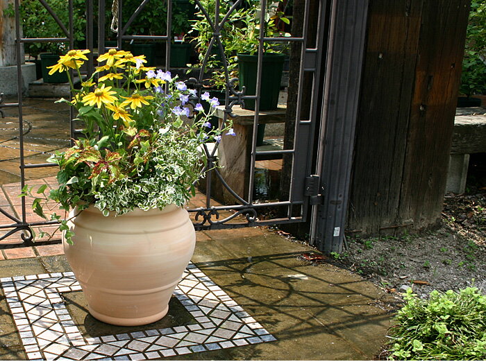 スペイン製植木鉢 マリア 24,27cm　園