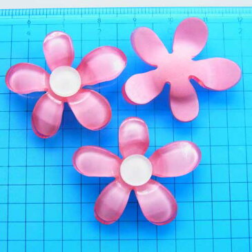 ぷっくりデコパーツ 可憐なお花【5111】10個入り ◎税抜合計1500円以上で通常配送無料の対象商品です◎