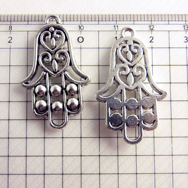 メタルパーツ すずらんチャーム8個入り シルバー【4572】〜手芸 アクセサリー パーツ ハンドメイド 手作り 大量 クラフト 安全 おすすめ キーホルダー〜 2