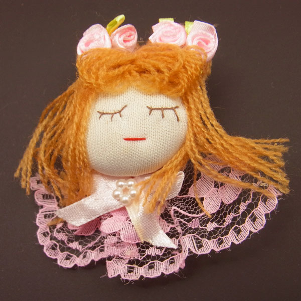 Rakuten - 人形モチーフ お嬢さん【4486】〜手芸 アクセサリー パーツ ハンドメイド 手作り 大量 クラフト コサージュ 金具 安全 おすすめ 激安 造花 つまみ細工 和風〜