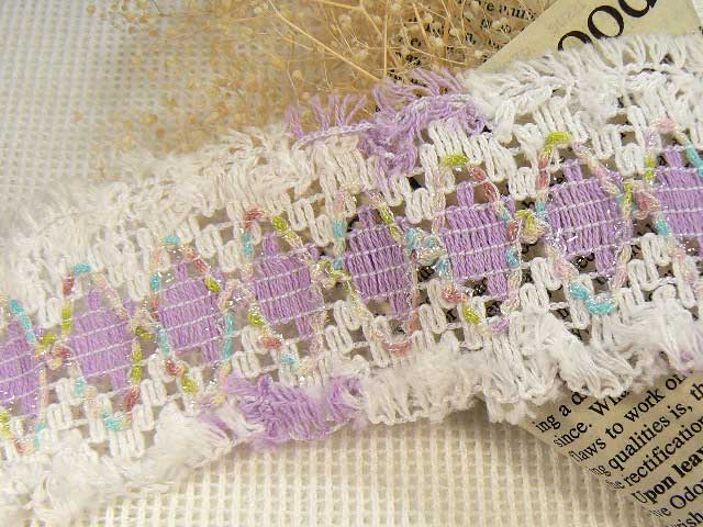 レース　5131 エレガンスパープル◎100CM◎