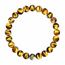 数珠 ブレスレット オラオラ系 数珠ブレスレット ヤクザ ヤンキー 標準8mm 虎目石(タイガーアイ) 金龍水晶 水晶 梵字 楽ギフ_包装 紳士 Men's メンズ ファッション アクセサリー ちょいワル 悪羅悪羅系(4)