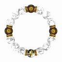 数珠 ブレスレット オラオラ系 数珠ブレスレット ヤクザ ヤンキー 太め14mm ロンデル×菊B ハウライト 梵字オニキス 彫刻 楽ギフ_包装 紳士 Men's メンズ ファッション アクセサリー ちょいワル 悪羅悪羅系(4)
