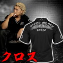 【訳あり商品】 ストレインクロス柄 半袖ポロシャツ 黒×白 服 オラオ...(4)