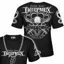 半袖 Tシャツ 服 INTERMEX (インターメックス) メリケンスカル ドクロ itm-057 黒 白 ギャング バイカー ライダース バイク乗り B系 HIPHOP系 チカーノ メンズ ファッション ヤクザ ヤンキー オラオラ系 派手