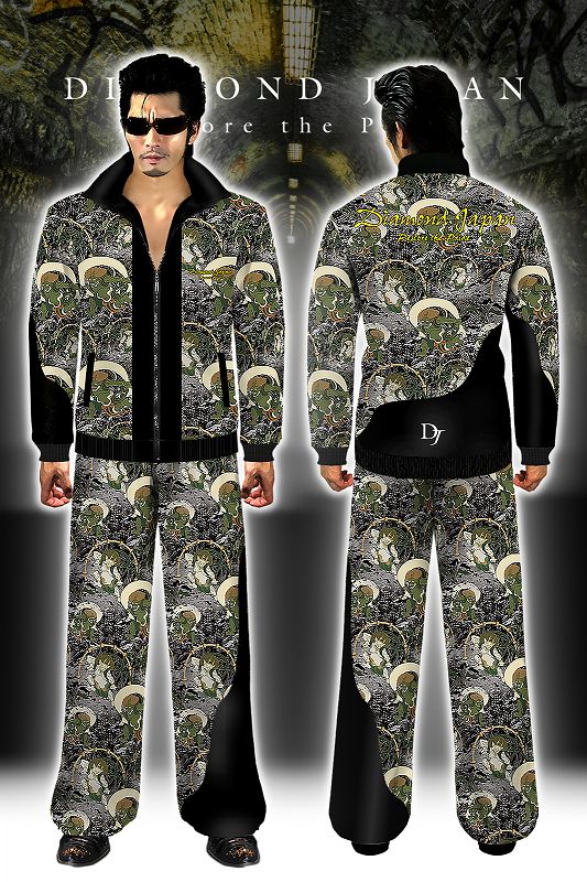 セットアップ ジャージ オラオラ系 メンズ ファッション ヤクザ 長袖 ファッション 上下 セットアップ 服 ヤクザ 刺繍入り 白 ヤンキー オラオラ 悪羅悪羅 オラオラ系 Dj 148 和柄 風神雷神 派手 悪党の店 卍 バースジャパンコロナ対策に悪党ファッション ヤクザ