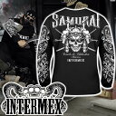 長袖 Tシャツ ロンT サムライスカル INTERMEX ITM-004 ギャング チカーノ B系 HIPHOP系 バイカー メンズファッション オラオラ系 ヤ...
