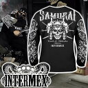 長袖 Tシャツ ロンT サムライスカル INTERMEX ITM-004 ギャング チカーノ B系 HIPHOP系 バイカー メンズファッション オラオラ系 ヤンキー 服 ヤクザ