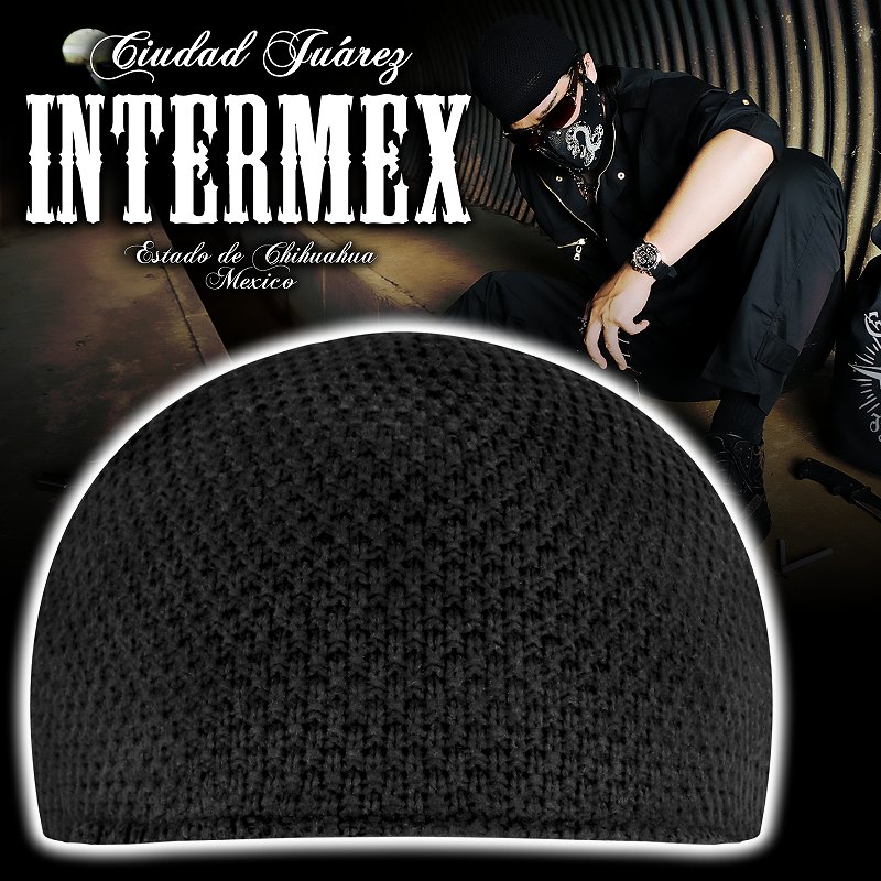 定形外郵便送料無料 イスラムワッチキャップ INTERMEX 無地 シンプル itm-027黒ニットキャップ ニット帽 帽子 ワッチキャップ ギャング バイカー ライダース バイク乗り B系 HIPHOP系 チカーノ メンズ ファッション ヤクザ ヤンキー オラオラ系 派手 3