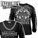長袖 Tシャツ ロンT 服 サソリ柄 INTERMEX インターメックス itm-090 黒 白 ギャング バイカー ライダース バイク乗り B系 HIPHOP...