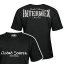 【5月13日頃入荷予定】 半袖 Tシャツ ロゴ シンプル柄 服 INTERMEX インターメックス itm-086 黒 白 ギャング バイカー ライダース バイク乗り B系 HIPHOP系 チカーノ メンズ ファッション ヤクザ ヤンキー オラオラ系 派手