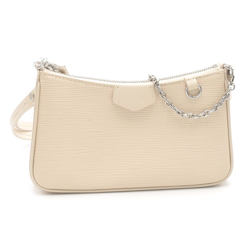 [返品OK] ルイヴィトン イージーポーチ M80479 エピレザー クレーム ポーチバッグ ショルダーバッグ クロスボディバッグ 3WAY 【中古】【送料無料】(4)