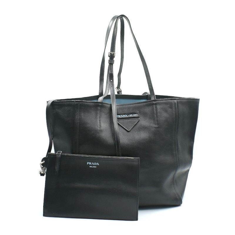 【日本入手困難】プラダ Medium leather tote bag トートバッグ 日本入手困難】プラダ Medium leather tote bag トートバッグ