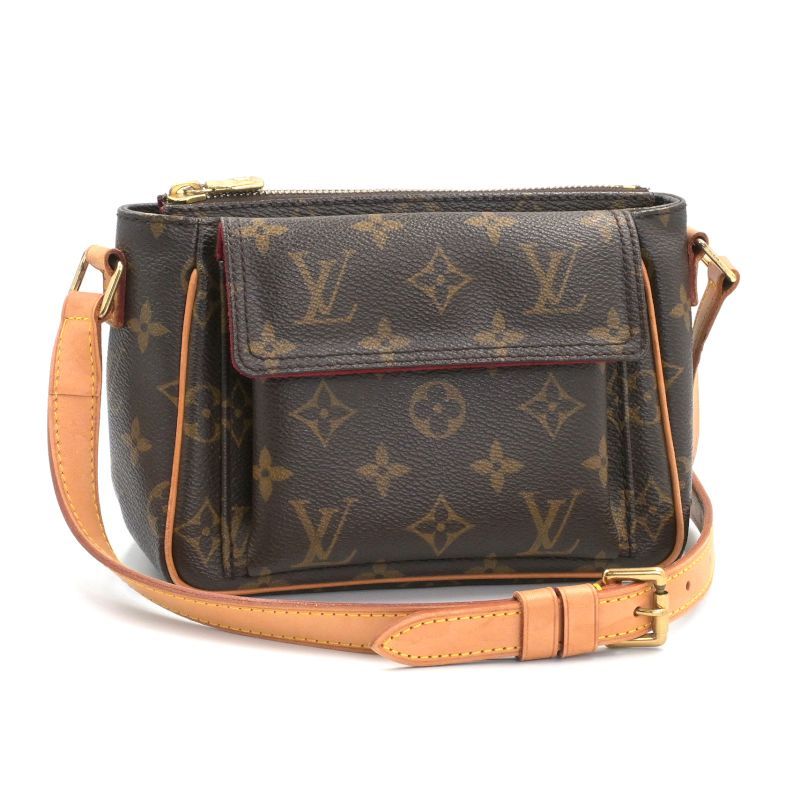 樂天商城 - [返品OK] ルイヴィトン ヴィバシテPM M51165 モノグラム ショルダーバッグ ゴールド金具 肩掛けバッグ 斜め掛けバッグ ブラウン 茶色 【中古】【送料無料】