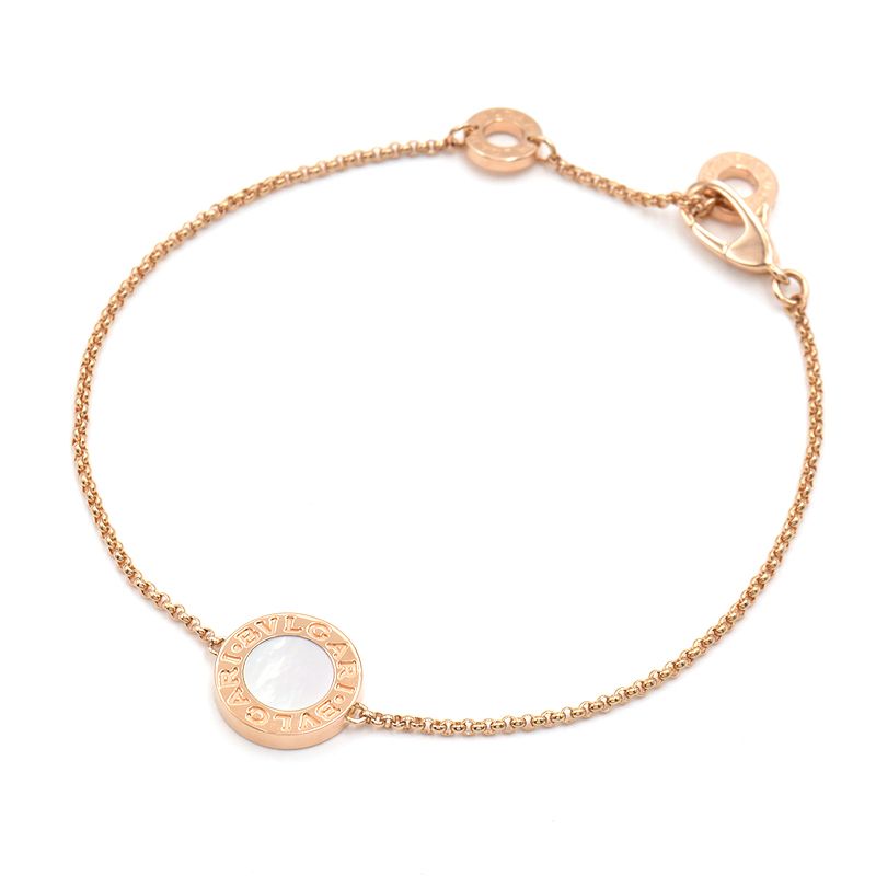 BVLGARI ブルガリ ブルガリブルガリ ブレスレット K18PG AU750 BVLGARI ブルガリ ブルガリブルガリ ブレスレット K18PG AU750