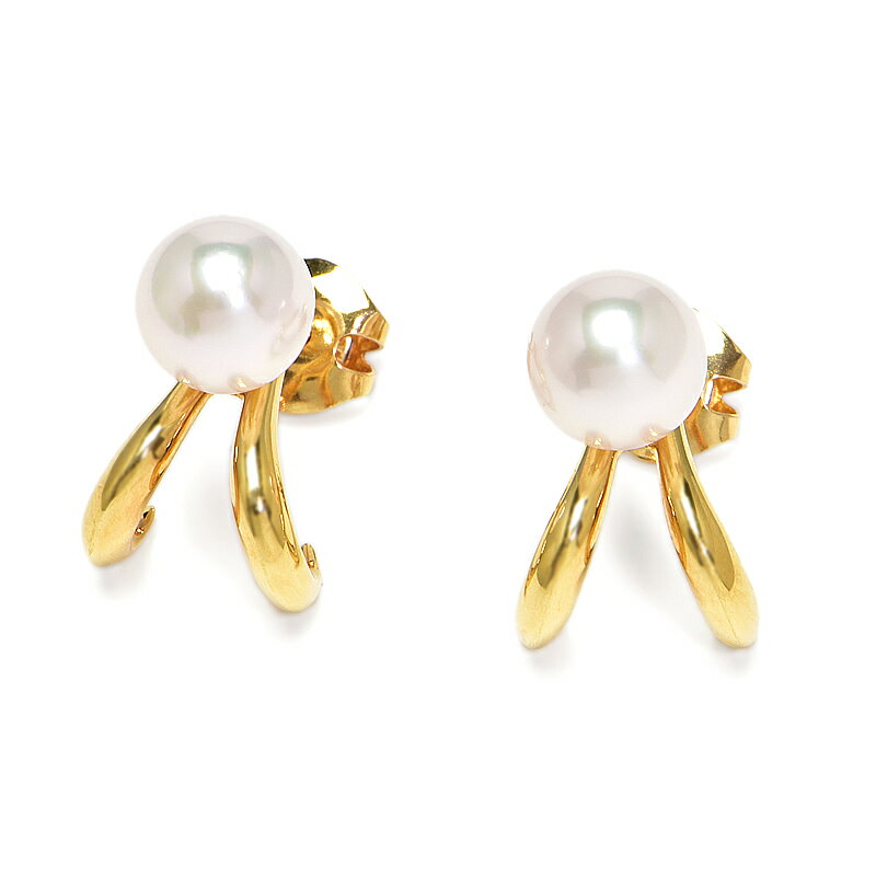 [返品OK] タサキ デインジャースコーピオンピアス 18KYG 約7.3mmパール あこや真珠 イエローゴールド【中古】【送料無料】のサムネイル