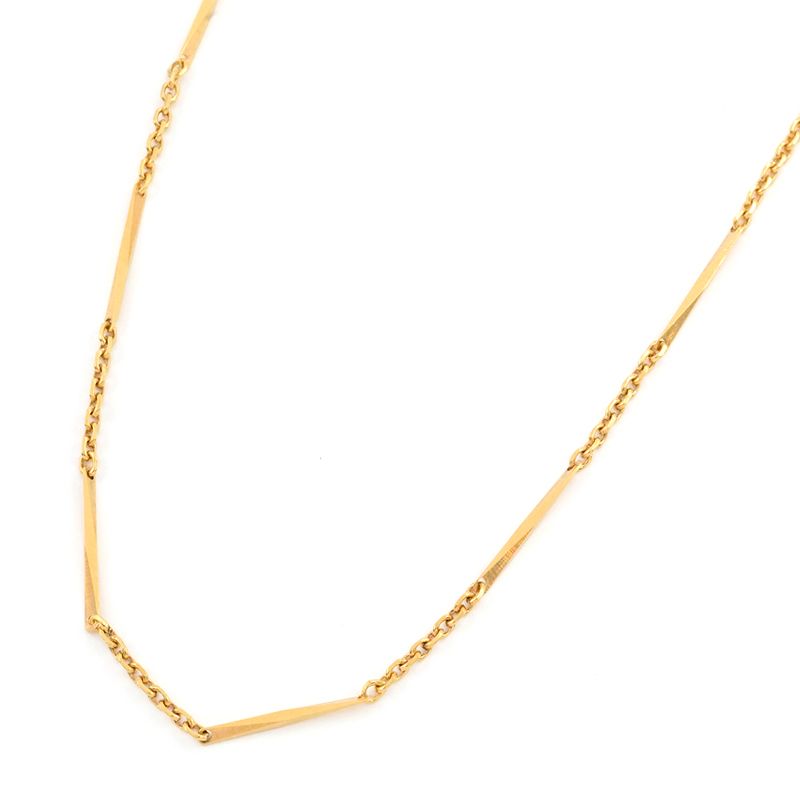 楽天市場】切子 ネックレス（金の純度K18）（ネックレスチェーン