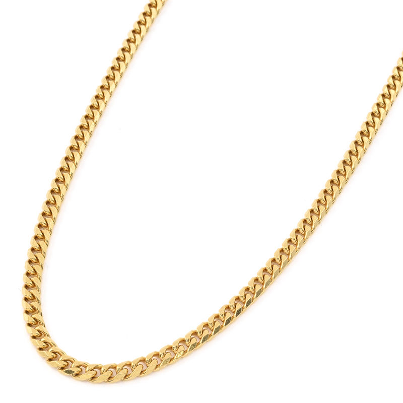 Rakuten - [返品OK] 喜平ネックレス 8面シングル 50cm 30.0g K18YG 造幣局検定刻印 K18 イエローゴールド キヘイネックレス 【中古】【送料無料】