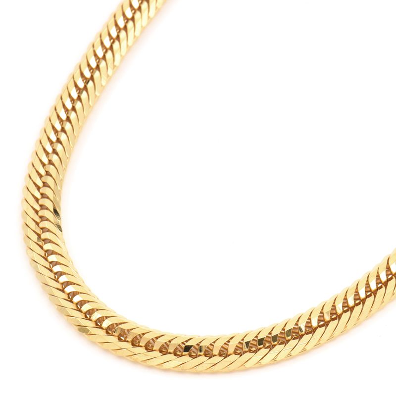 樂天商城 - [返品OK] 喜平ネックレス 12面トリプル 50cm 50.4g K18YG 造幣局検定刻印 K18 イエローゴールド キヘイネックレス【中古】【送料無料】