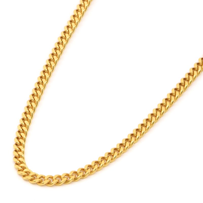 樂天商城 - [返品OK] 喜平ネックレス 2面シングル 60cm 30.0g K18YG 造幣局検定刻印 K18 イエローゴールド キヘイネックレス【中古】【送料無料】