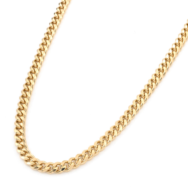 樂天商城 - [返品OK] 喜平ネックレス 6面シングル 50cm 50.0g K18YG 造幣局検定刻印 K18 イエローゴールド キヘイネックレス 【中古】【送料無料】