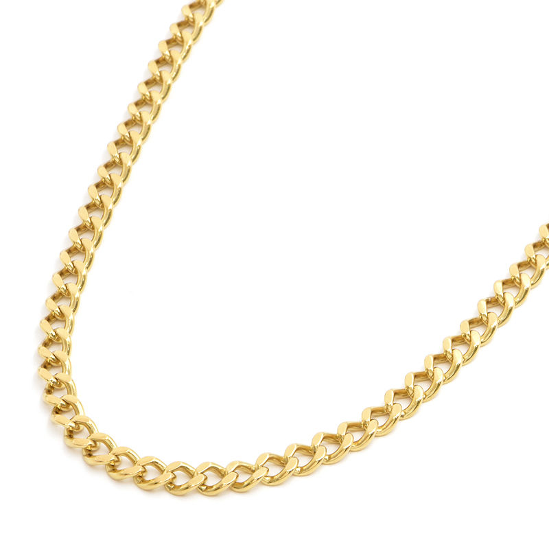樂天商城 - [返品OK] 喜平ネックレス 2面シングル 55cm 28.8g K18YG K18 イエローゴールド キヘイネックレス 【中古】【送料無料】