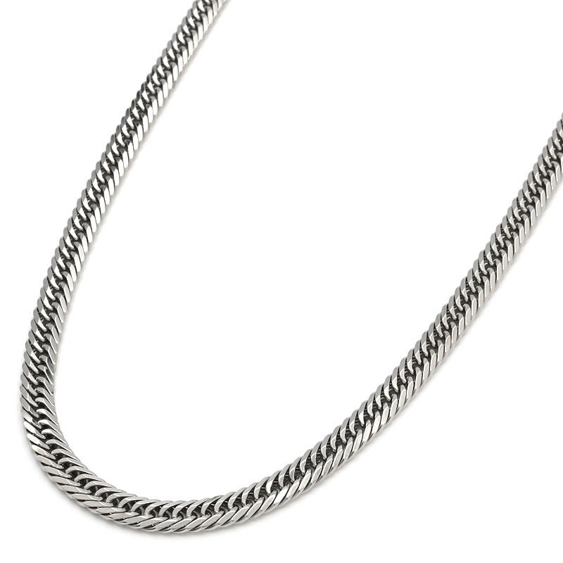 Rakuten - [返品OK] 喜平ネックレス 8面トリプル 50cm 30.0g K18WG 造幣局検定刻印 K18 ホワイトゴールド キヘイネックレス 【中古】【送料無料】