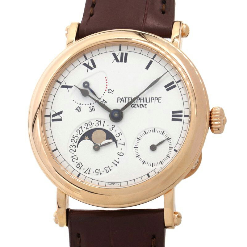 [返品OK] パテックフィリップ メンズ コンプリケーション オフィサー 5054R-001 ホワイト文字盤 K18RG 自動巻き 腕時計【中古】【送料無料】【楽ギフ_包装選択】【楽ギフ_のし宛書】【楽ギフ_メッセ入力】のサムネイル