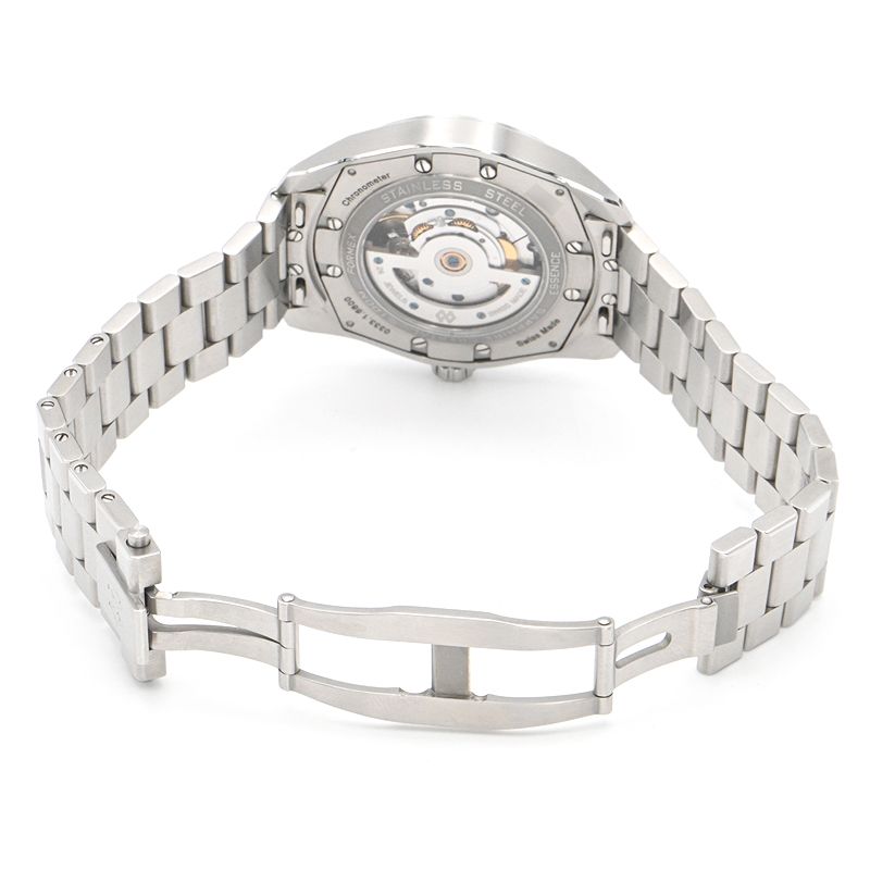 [3年保証/返品OK] フォーメックス メンズ エッセンス 39MM 0333.1.6600 裏スケルトン シースルーバック グリーン 自動巻き 腕時計【中古】【送料無料】