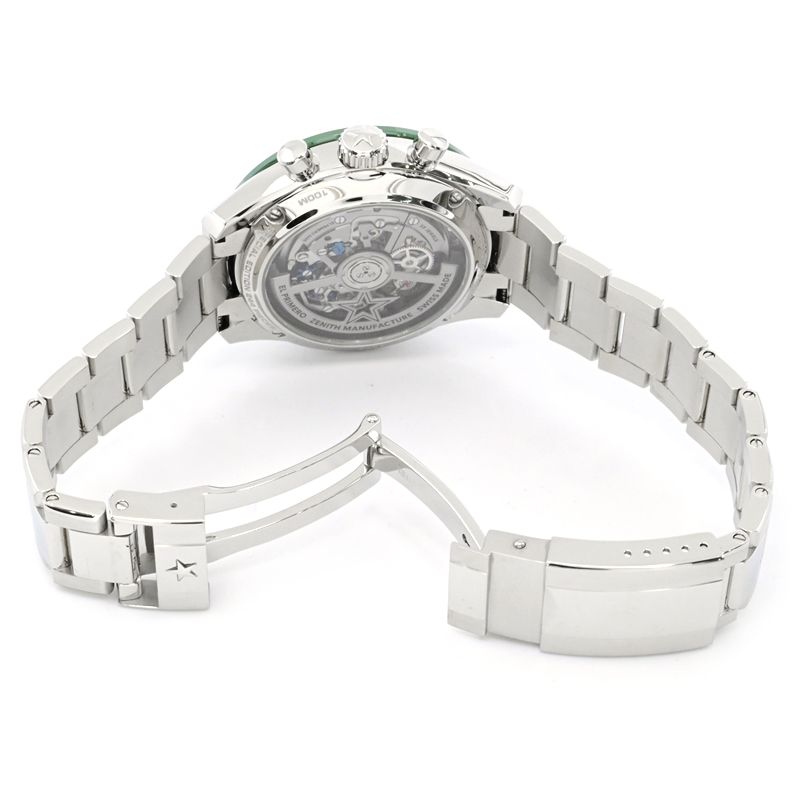 [3年保証/返品OK] ゼニス メンズ クロノマスタースポーツ 03.3107.3600/56.M3100 エルプリメロ クロノグラフ 限定 自動巻き 腕時計【中古】【送料無料】