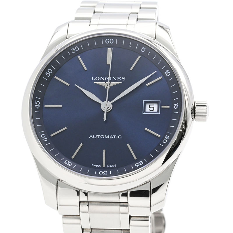 LONGINES SWISS MADEクォーツ腕時計 青文字盤 LONGINES SWISS MADEクォーツ腕時計 青文字盤 LONGINES SWISS MADE