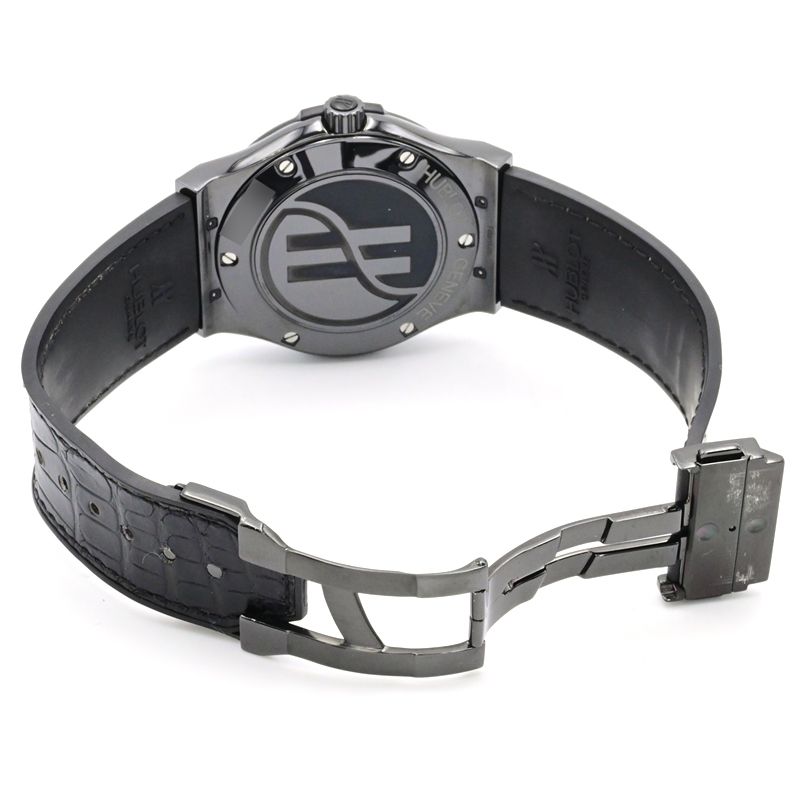 [3年保証/返品OK] ウブロ メンズ クラシックフュージョン ブラックマジック 511.CM.1670.RX セラミック カレンダー 自動巻き 腕時計【中古】【送料無料】