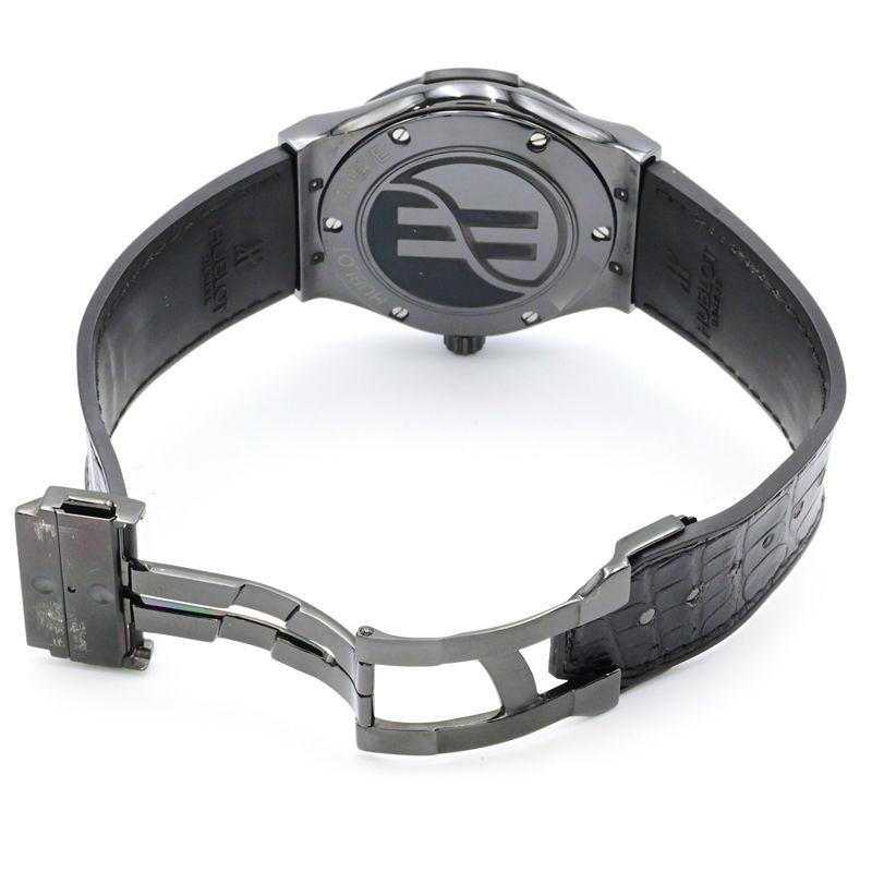 [3年保証/返品OK] ウブロ メンズ クラシックフュージョン ブラックマジック 511.CM.1670.RX セラミック カレンダー 自動巻き 腕時計【中古】【送料無料】