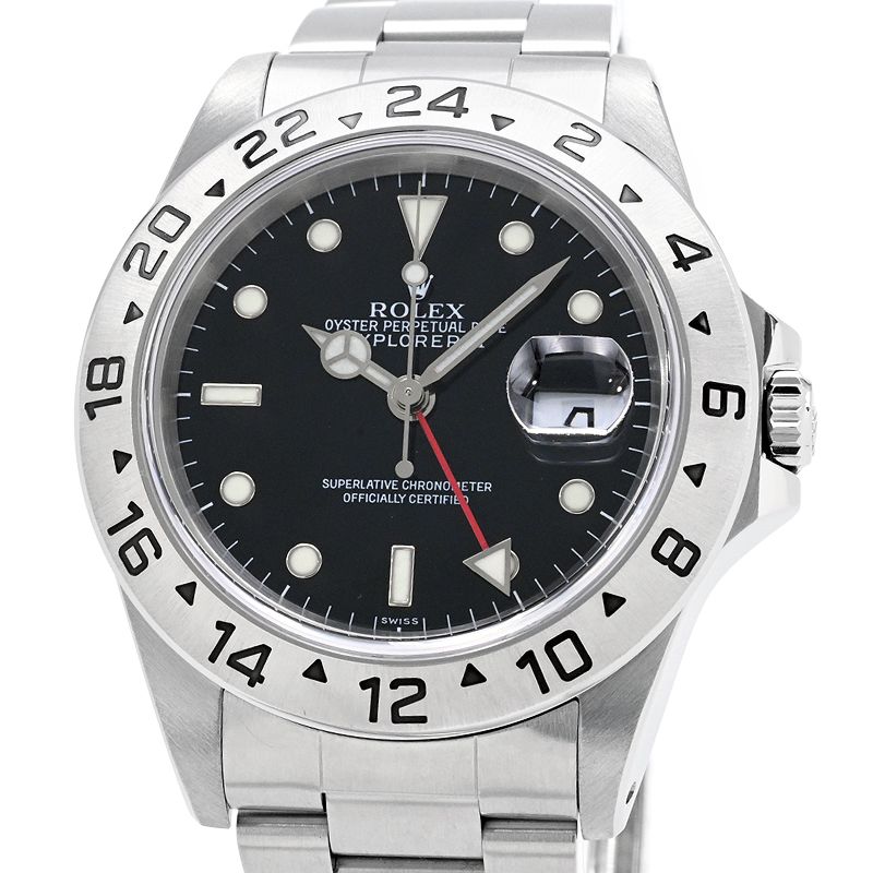 148906】ROLEX ロレックス 16570 エクスプローラー2 ホワイトダイヤル