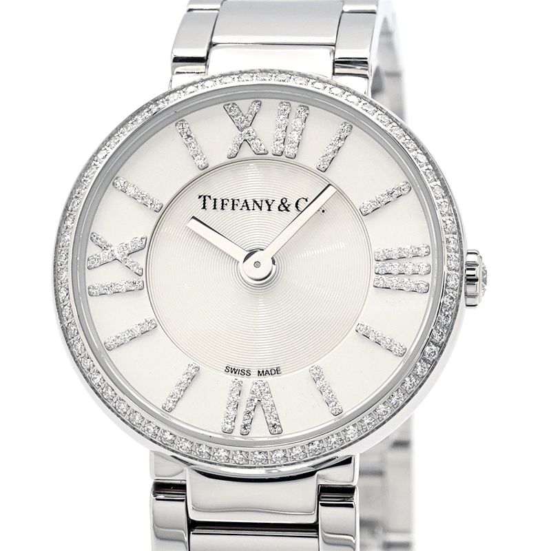 ティファニー アトラス クォーツ 時計 腕時計 レディース 送料無料 【中古】 TIFFANY&Co.（ティファニー） アトラス＆ハートデイト クォーツ 時計
